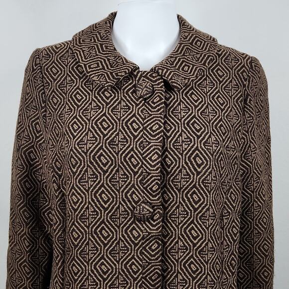 Vintage Wool Coat Size Large - Picture 6 of 10